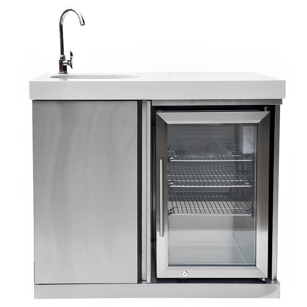 Mont Alpi Stainless Steel Beverage Center - Upper Livin