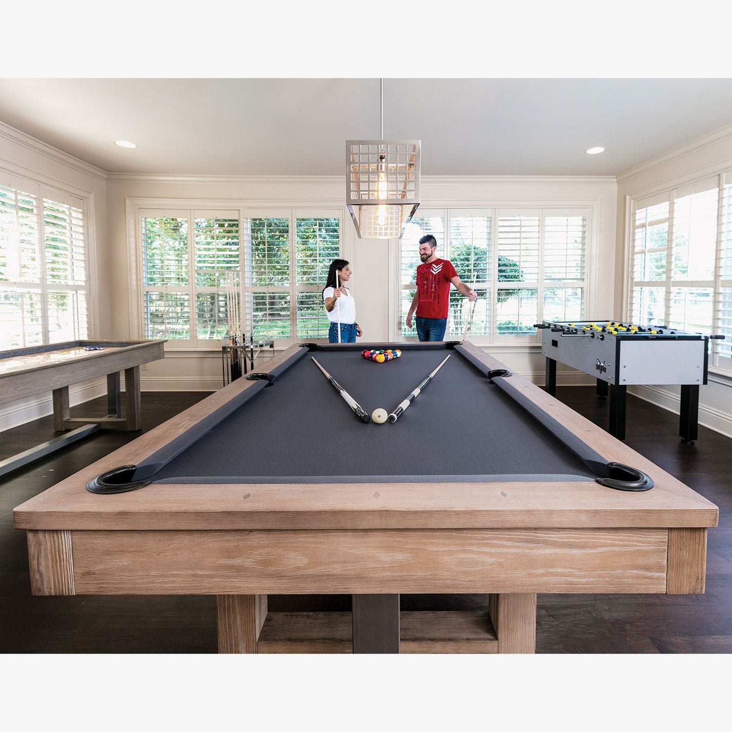 American Heritage Abbey Billiard Table - Upper Livin