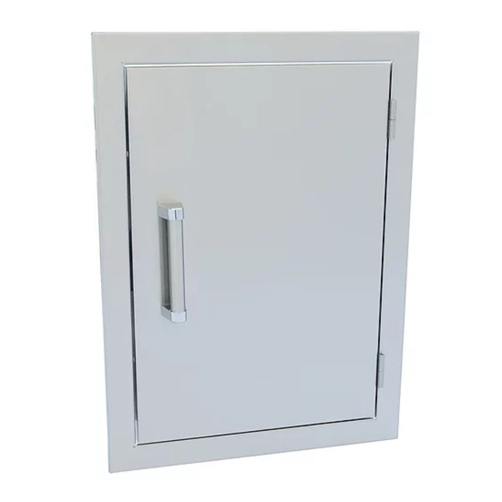 KoKoMo Grills 17x24 Reversible Stainless Access Door Vertical - Upper Livin