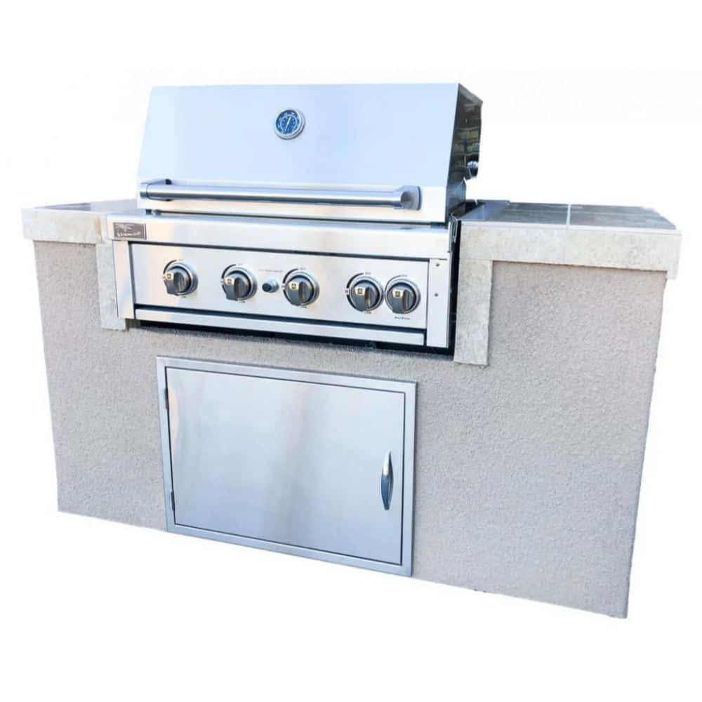 KoKoMo Grills Cayman 5' BBQ Island 4 Burner BBQ Grill - Upper Livin