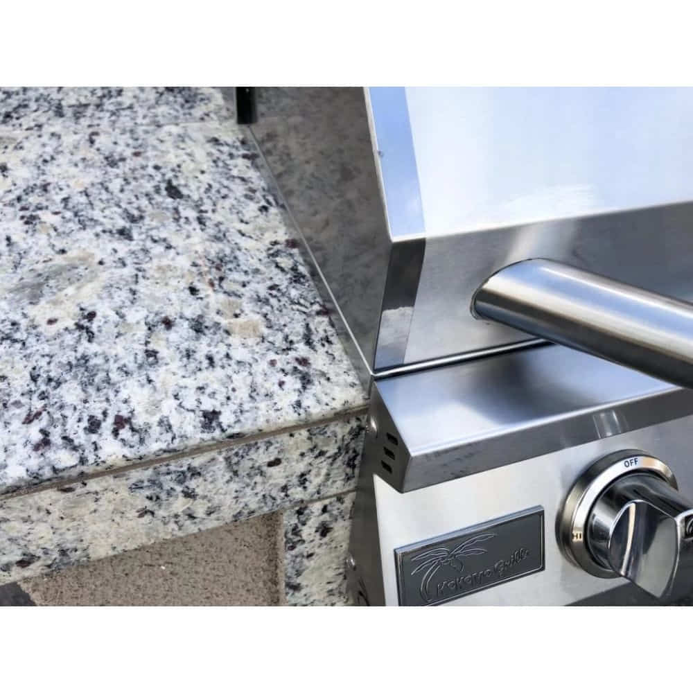 KoKoMo Grills Fiji 4' BBQ Island 4 Burner BBQ Grill - Upper Livin