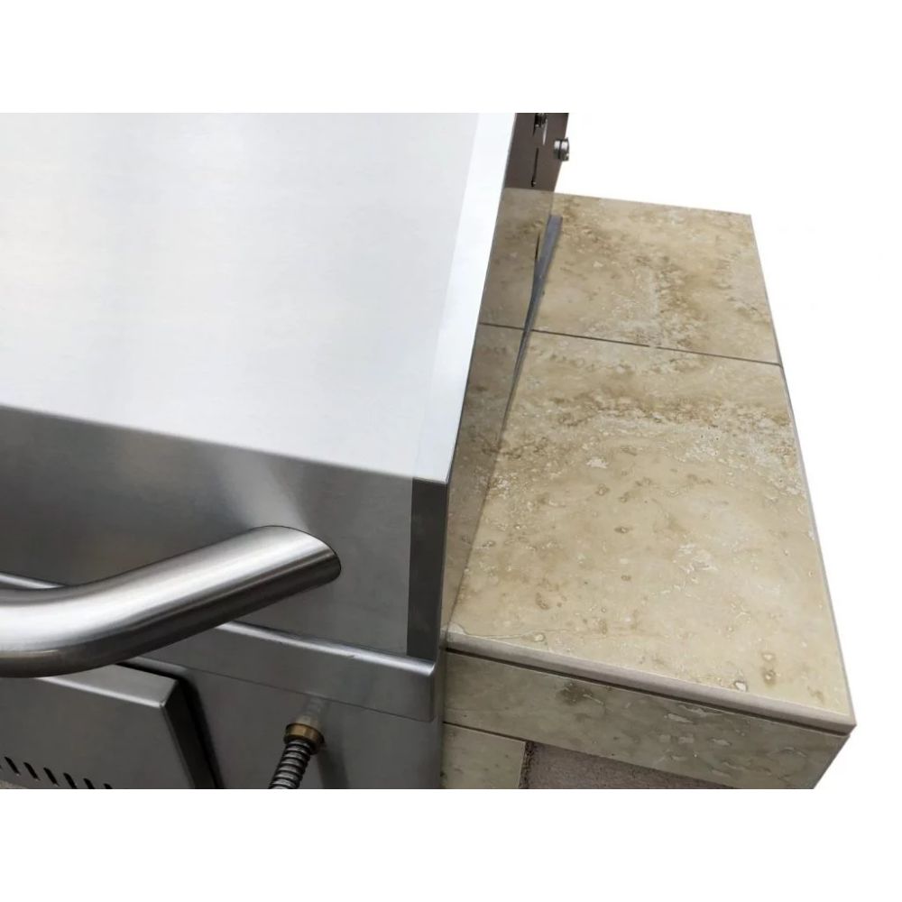 KoKoMo Grills St. Martin 4'Charcoal Built In BBQ Island - Upper Livin