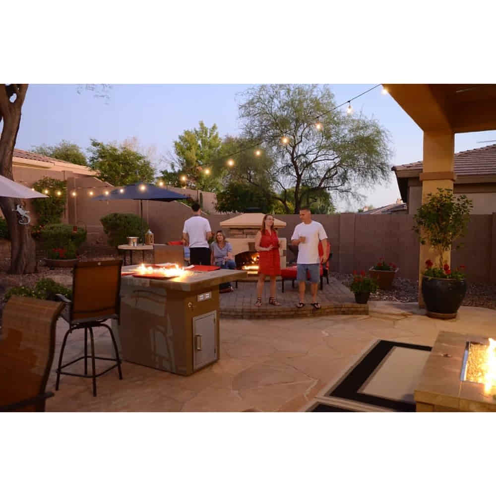 KoKoMo Grills Entertainer Bar Gas Fire Pit Table - Upper Livin