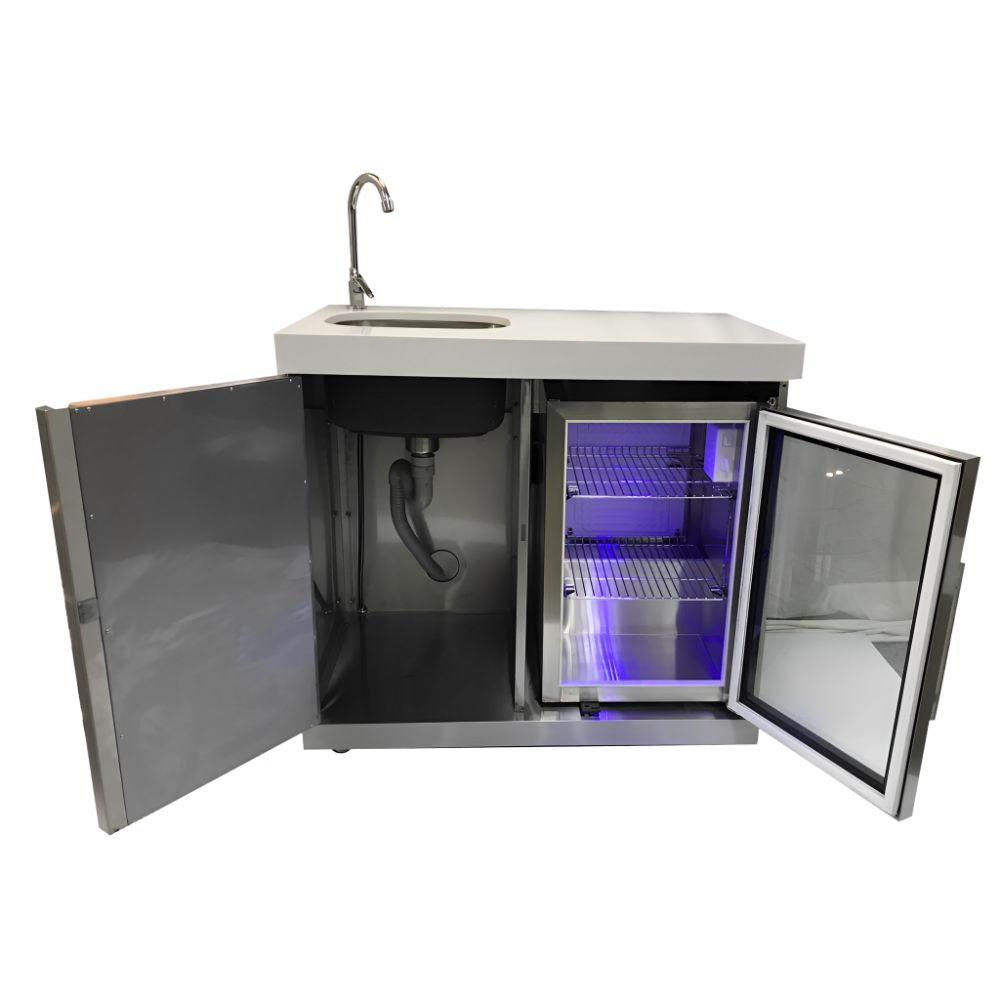Mont Alpi Stainless Steel Beverage Center - Upper Livin