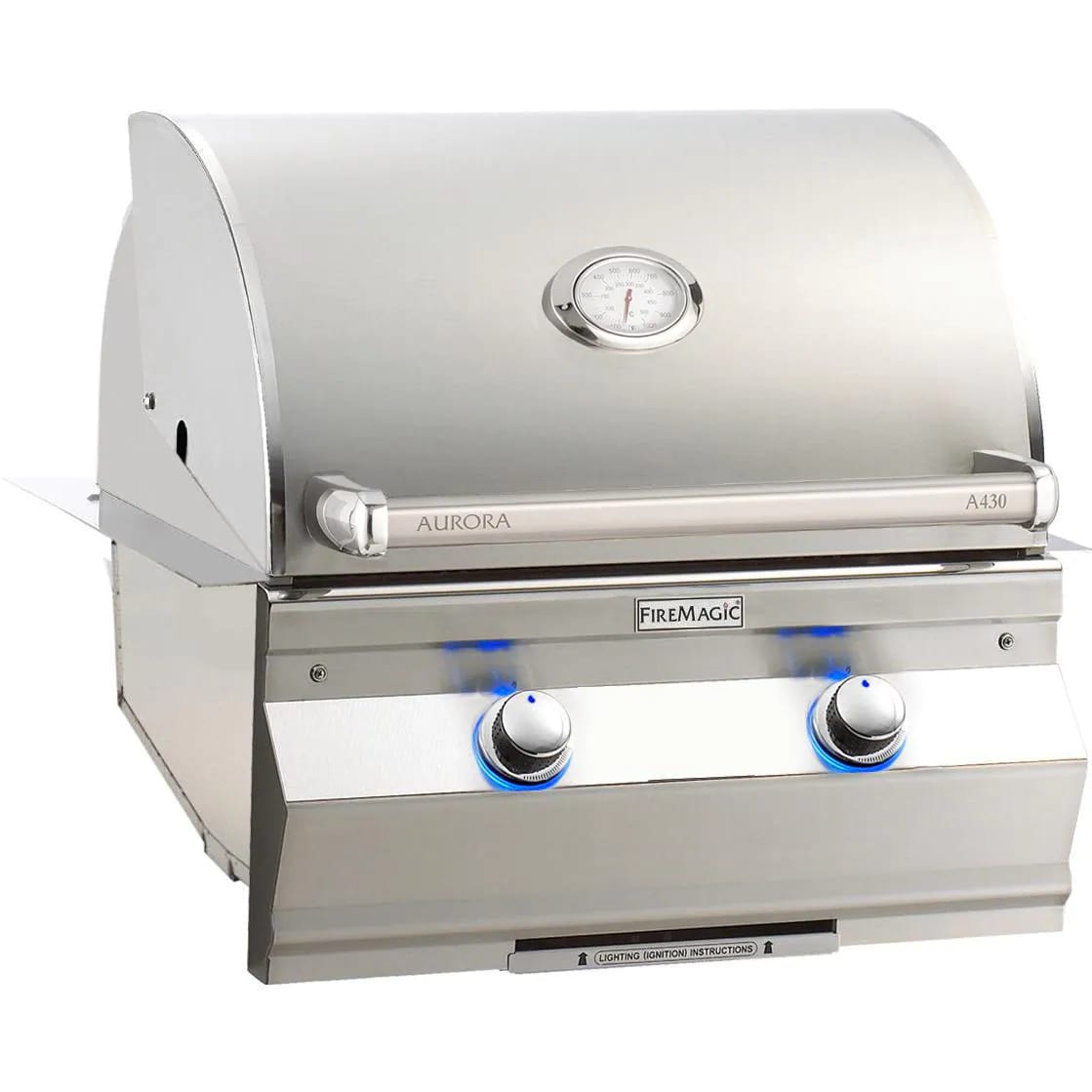 Fire Magic Aurora Analog A430i 24" Built-In Gas Grill - Upper Livin