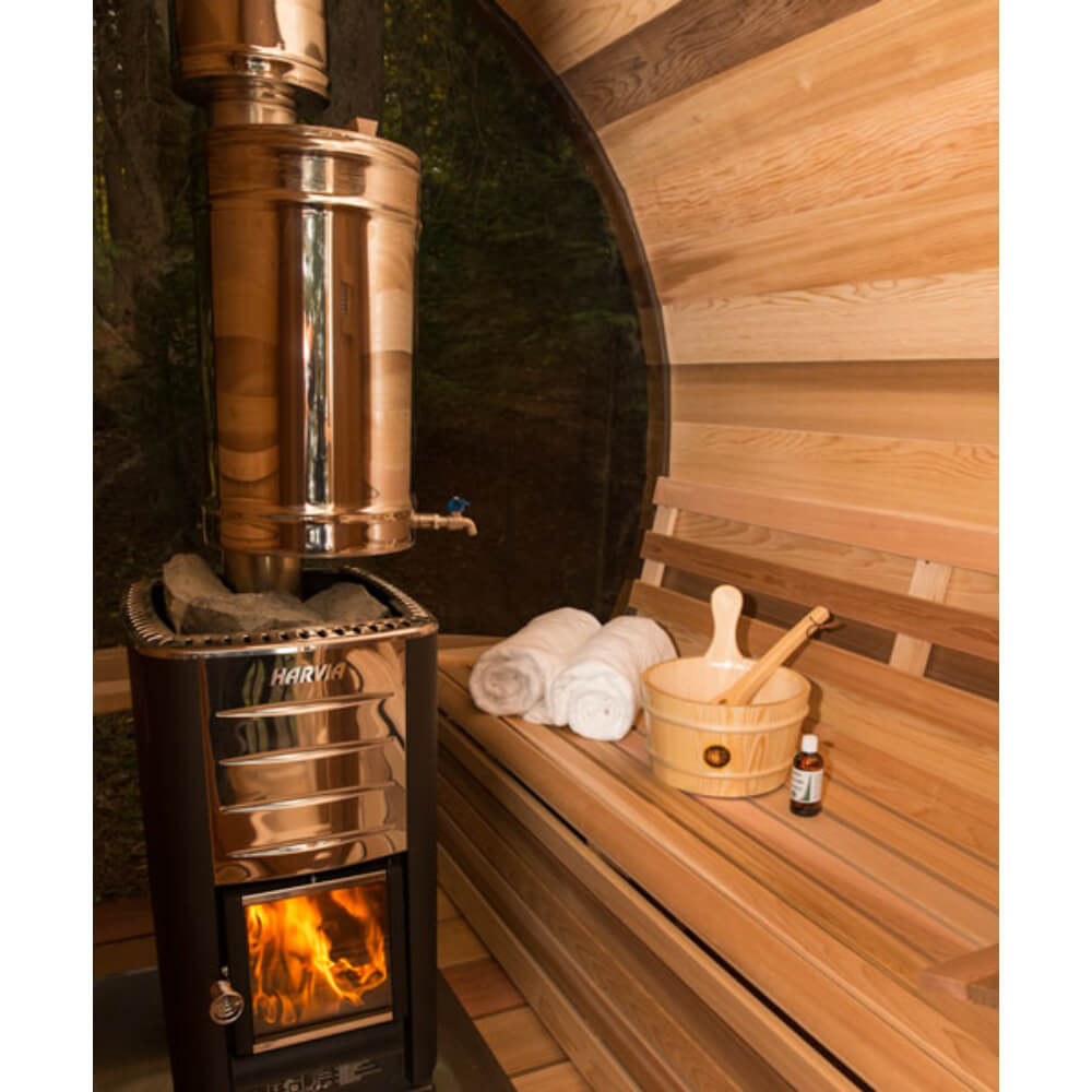 Dundalk Chimney & Heat Shield Set for out the Top with Water Tank - Upper Livin