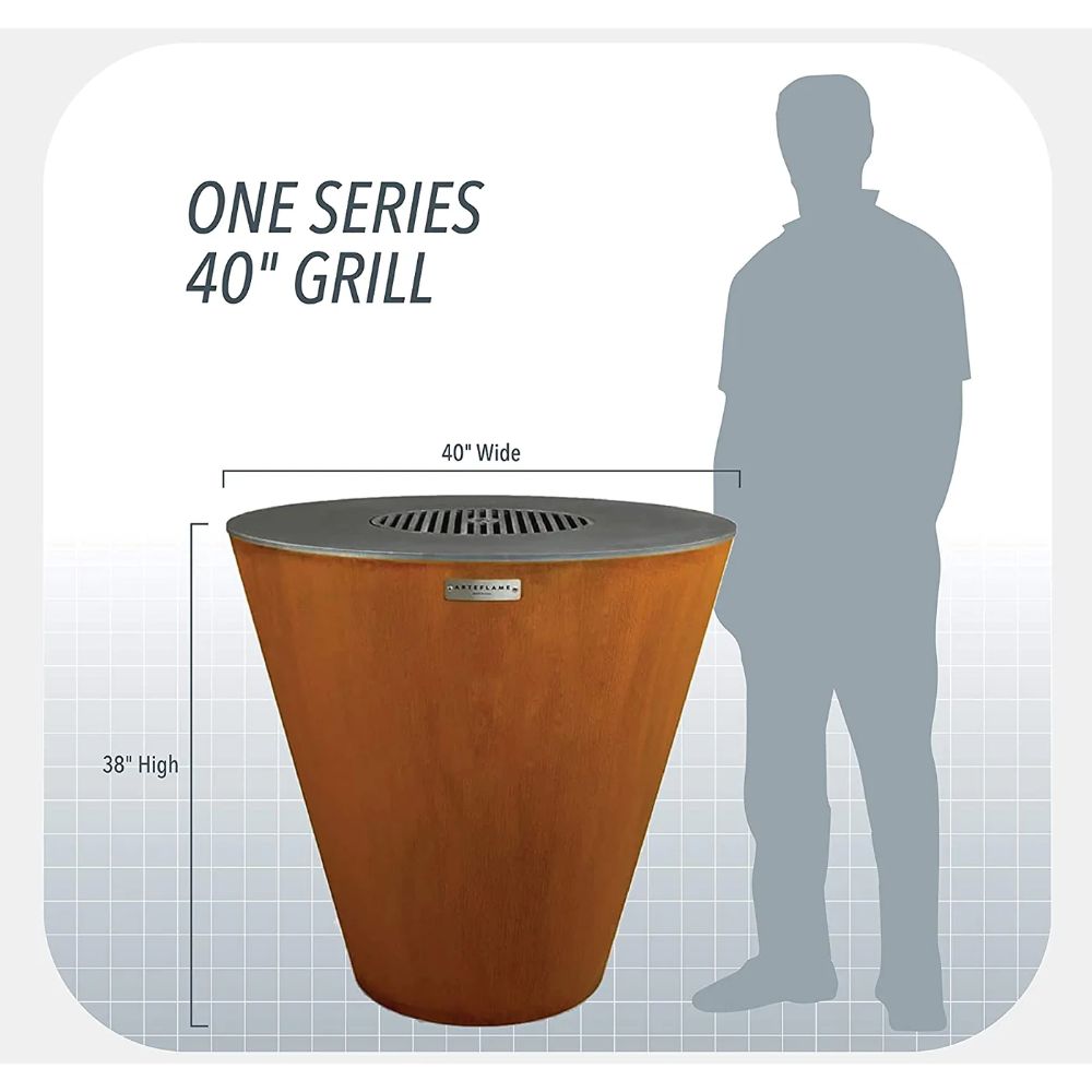 Arteflame One Series 40" Grill and Starter Bundle - Upper Livin