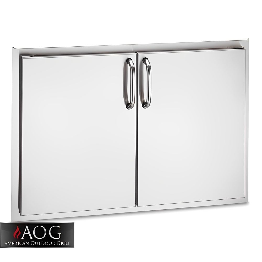 American Outdoor Grill 30" DBL WALL STAINLESS STEEL Double Access Door - Upper Livin