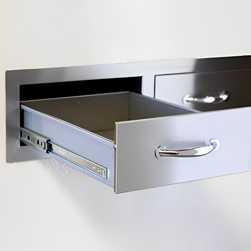 Summerset 32" Flush Mount Double Access Horizontal Drawer - Upper Livin