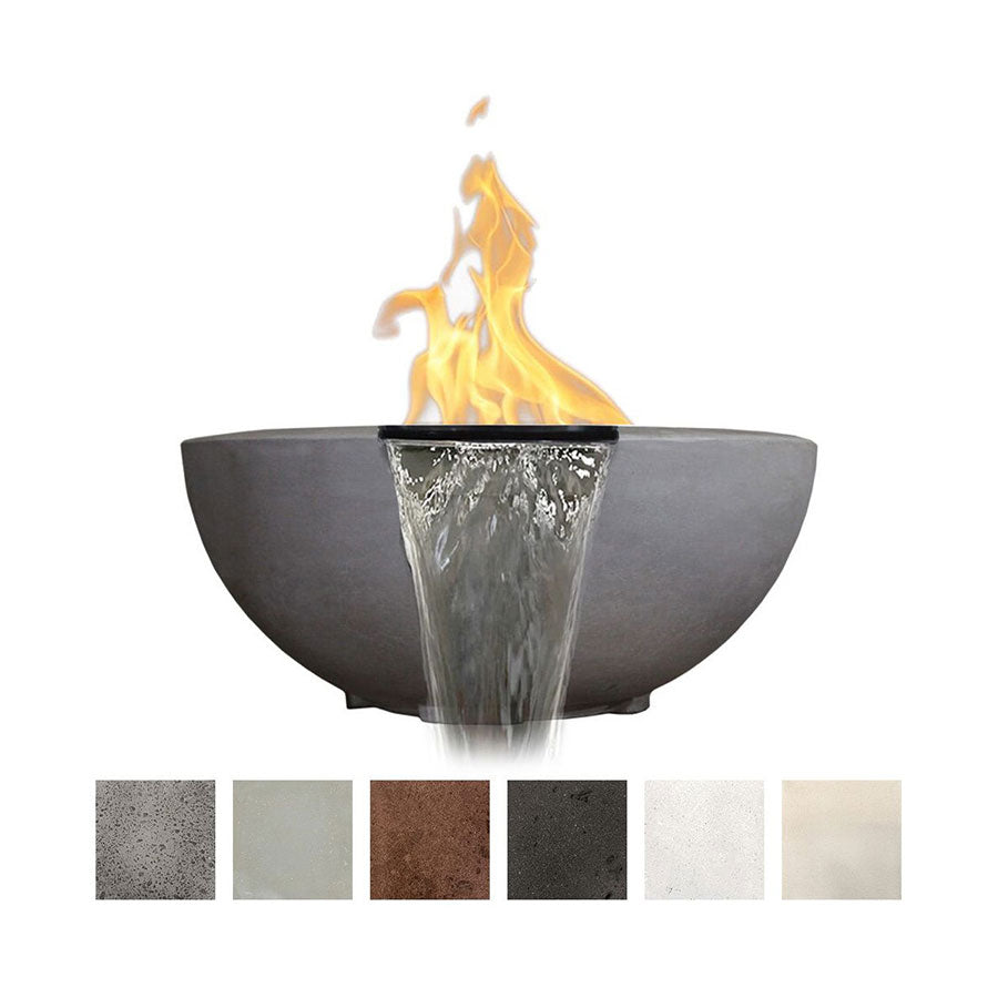 Prism Hardscapes Moderno 2 Fire/Water Bowl with Match Lit Ignition - Upper Livin