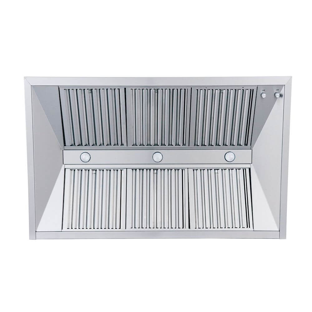 RCS Grills 48" 304 Stainless Steel Vent Hood - Upper Livin