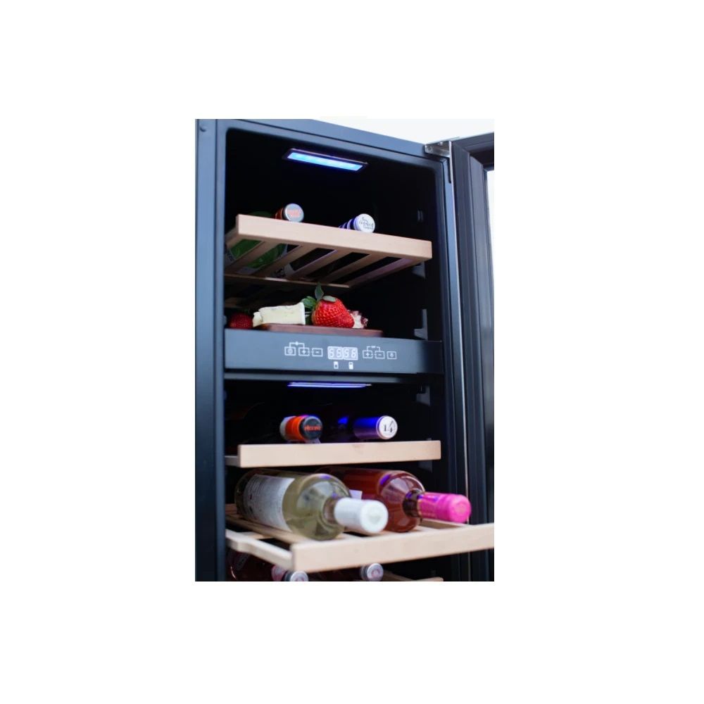 RCS Grills Stainless Steel Wine Cooler Refrigerator - Upper Livin