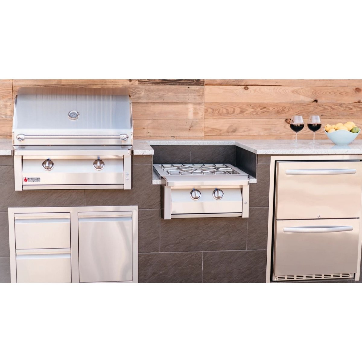 Renaissance Grills 30" Stainless Built-In Grill - Upper Livin