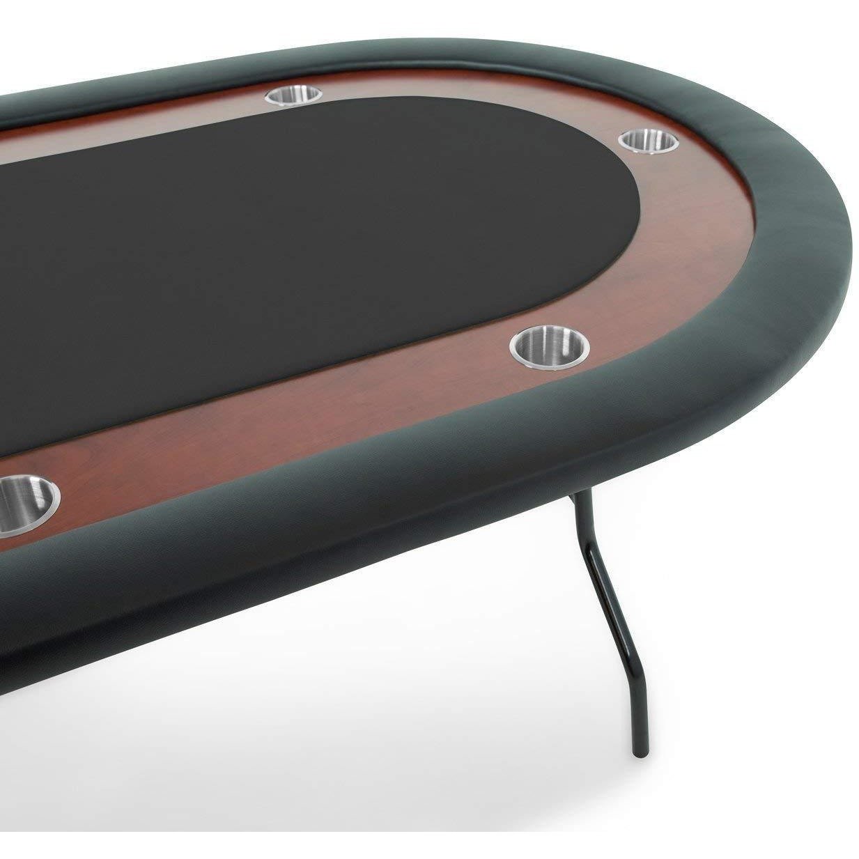 BBO Poker Tables Ultimate Jr Folding Poker Table 8 Person - Upper Livin