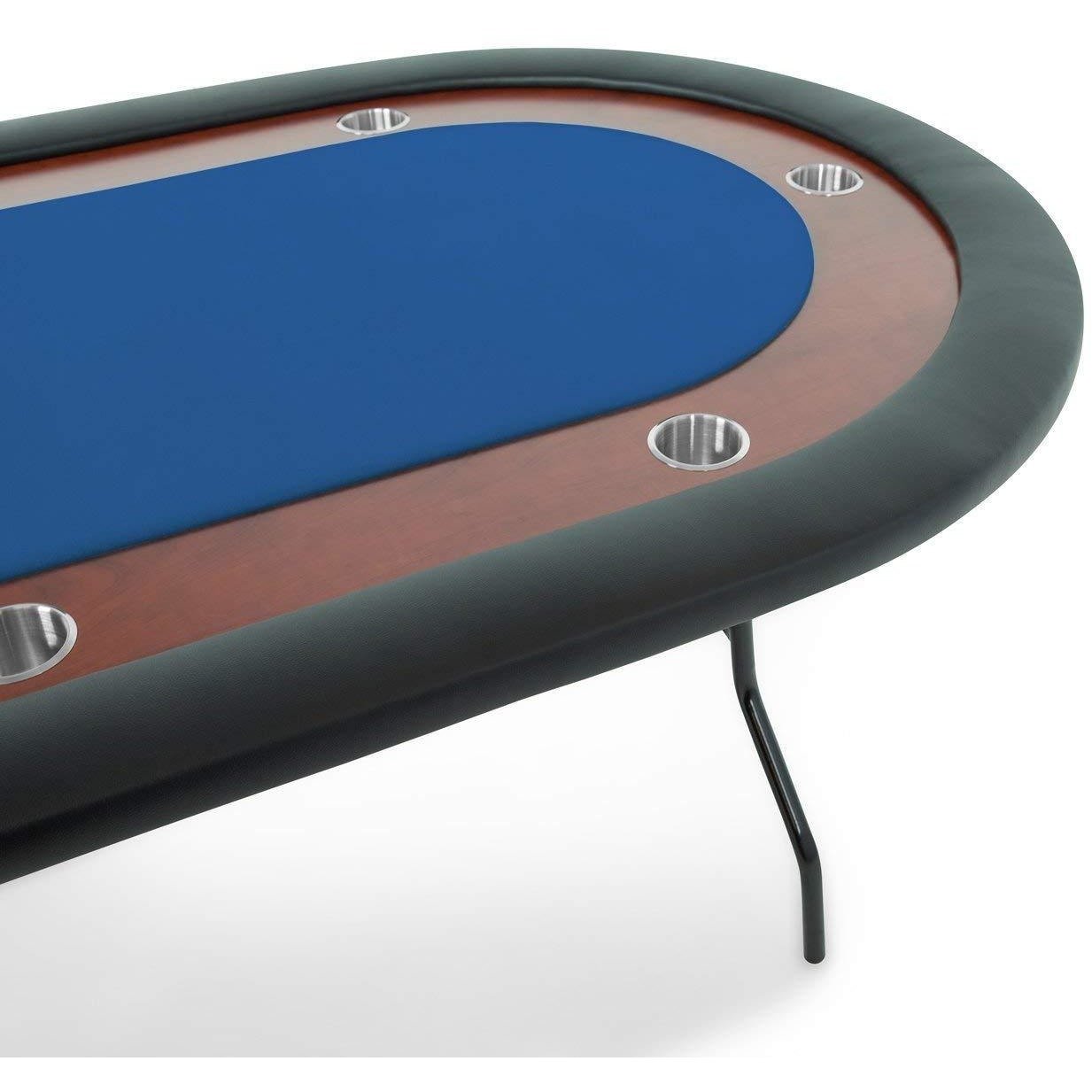 BBO Poker Tables Ultimate Jr Folding Poker Table 8 Person - Upper Livin