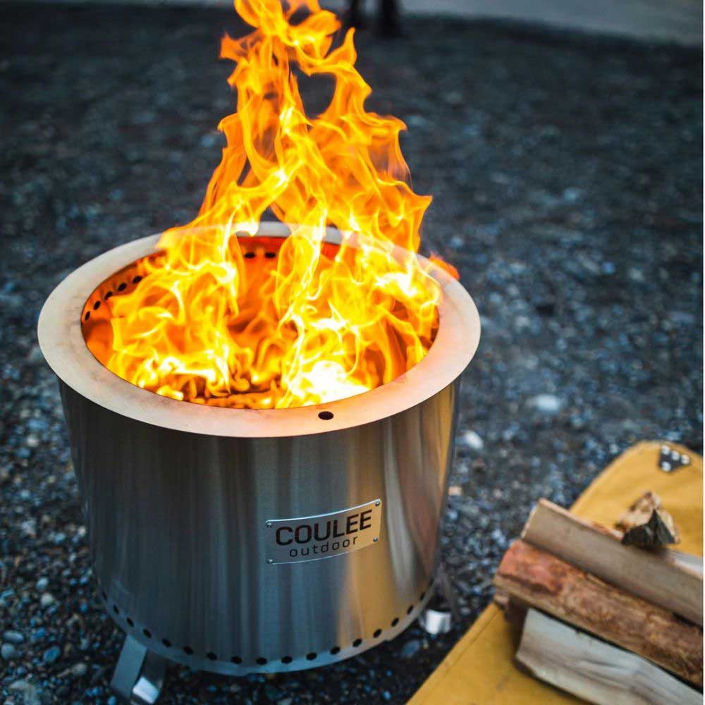 Coulee 17 1/2" Colorado Portable SmoklessFire Pit - Upper Livin