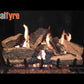Real Fyre 18" Charred Rugged Split Oak Gas Log Set - Upper Livin