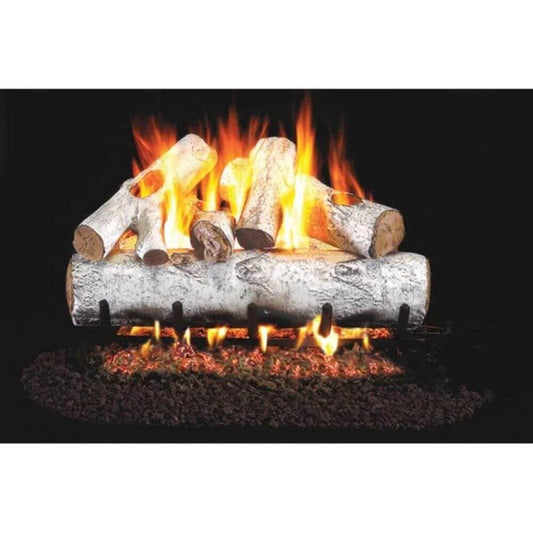 Real Fyre 18" White Birch Fireplace Gas Log Set - Upper Livin