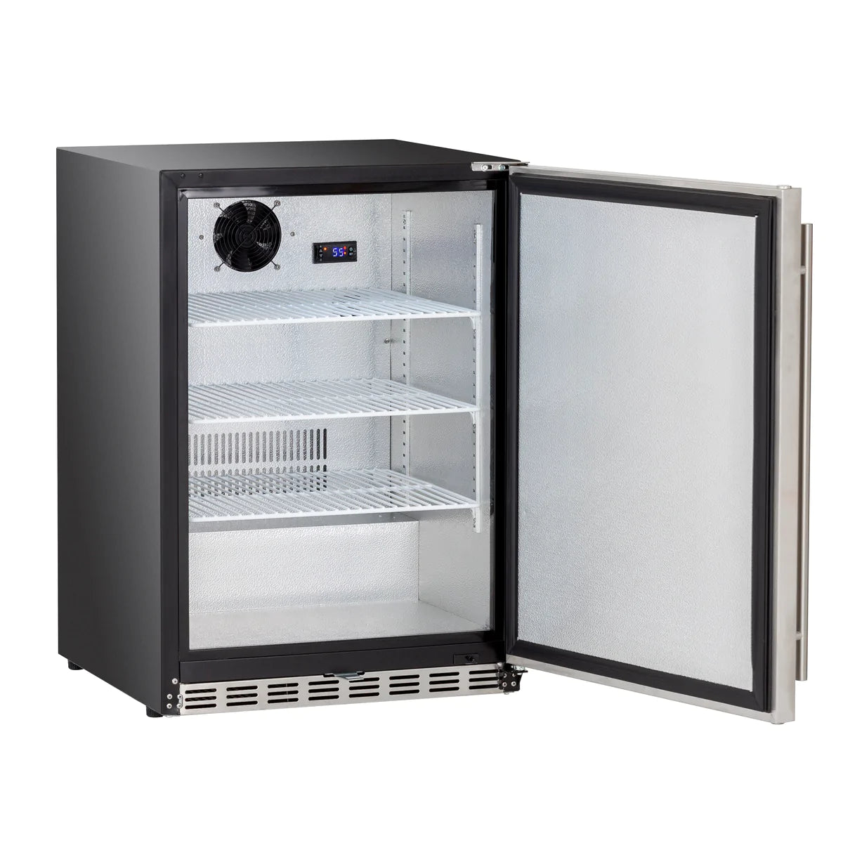 Summerset 24" 5.3c Outdoor Rated Built-in Refrigerator - Upper Livin