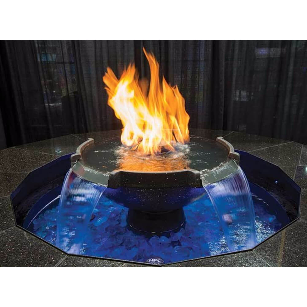 HPC Evolution 360° Hammered Copper Fire and Water Bowl - Upper Livin