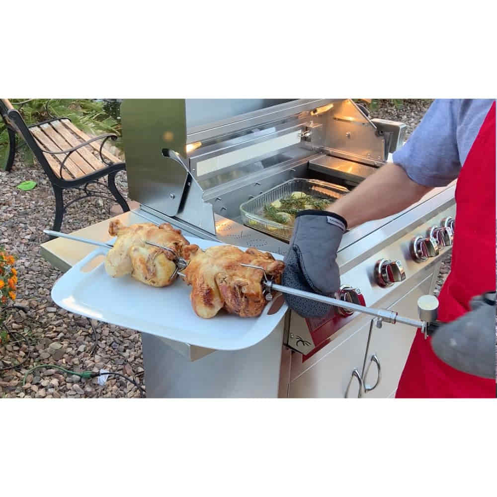 KoKoMo Grills Professional 5 Burner BBQ Grill 40 Inch Cart - Upper Livin