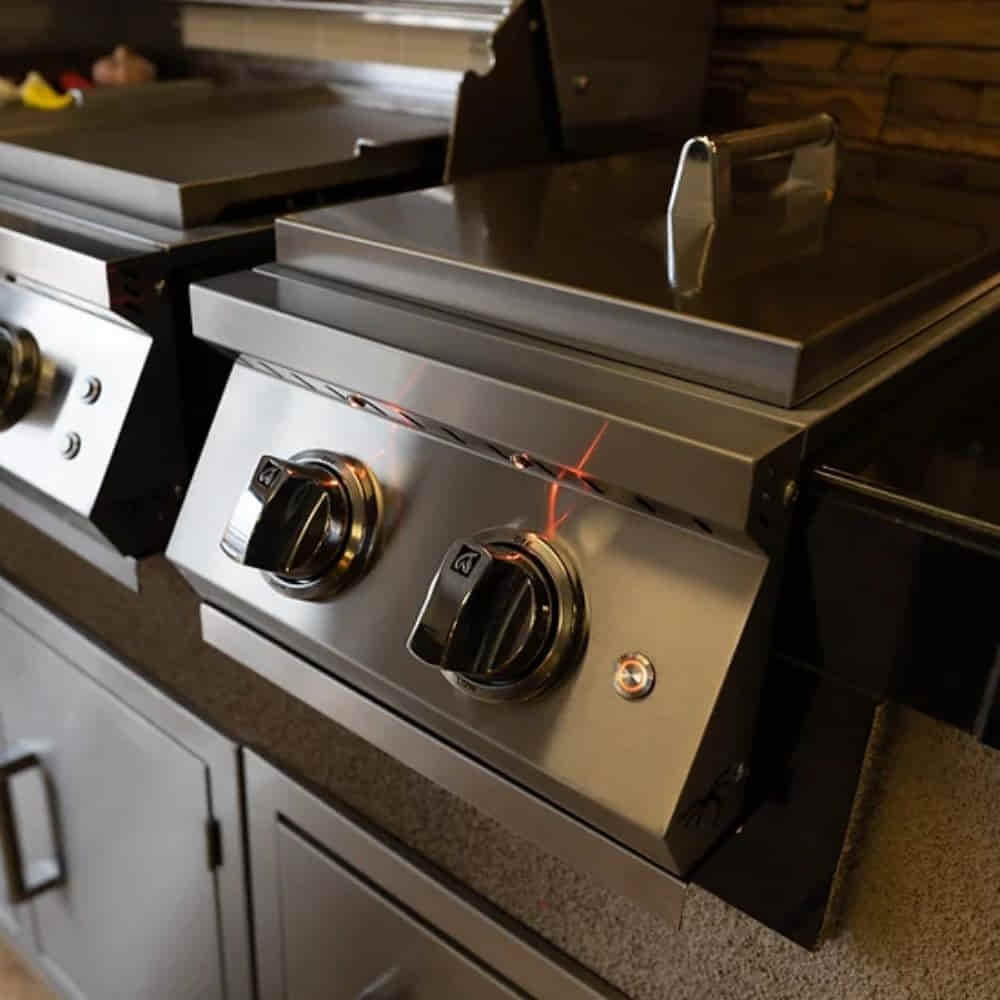 KoKoMo Grills Pro Double Side Burner Removable Cover - Upper Livin