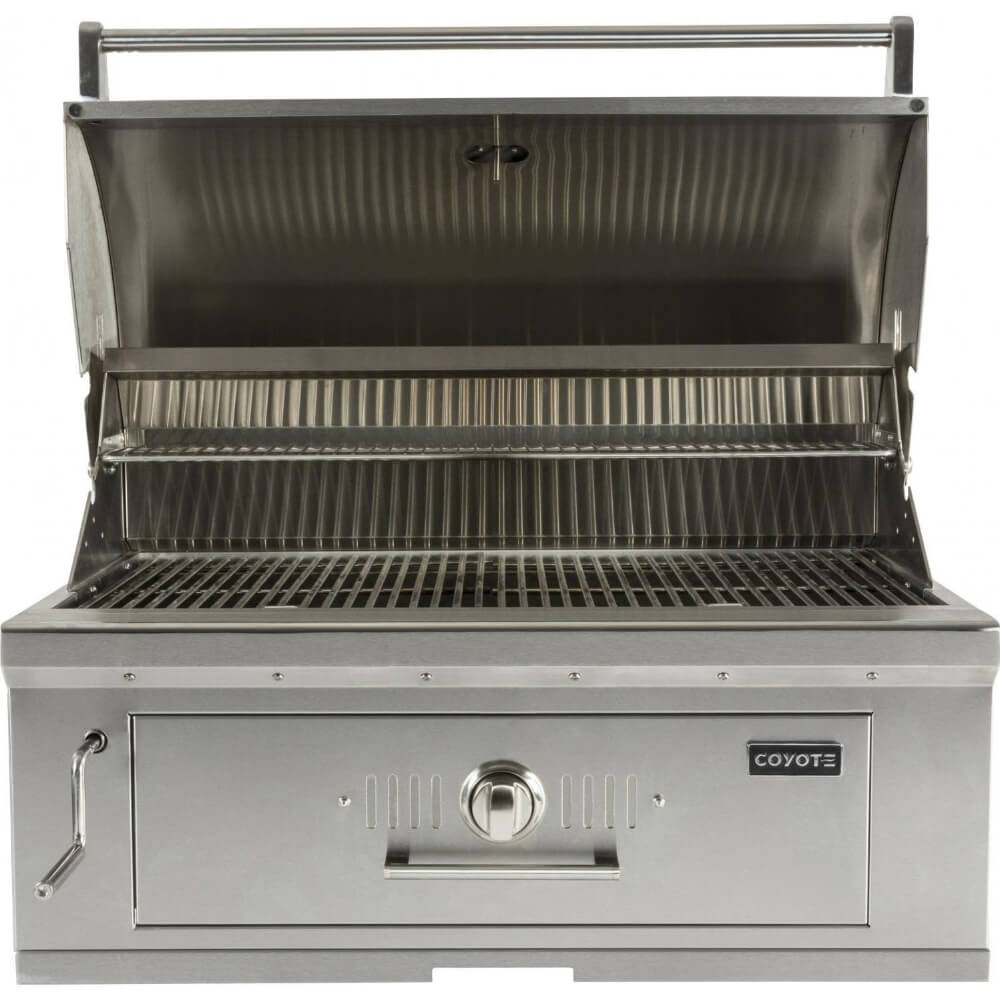 Coyote 36" Built-in Charcoal Grill - Upper Livin