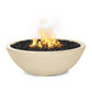 The Outdoor Plus Sedona Concrete Narrow Ledge Fire Pit-Upper Livin