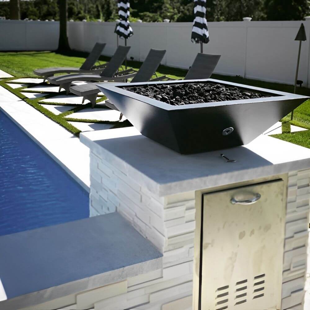 The Outdoor Plus Maya GFRC Fire Bowl-Upper Livin