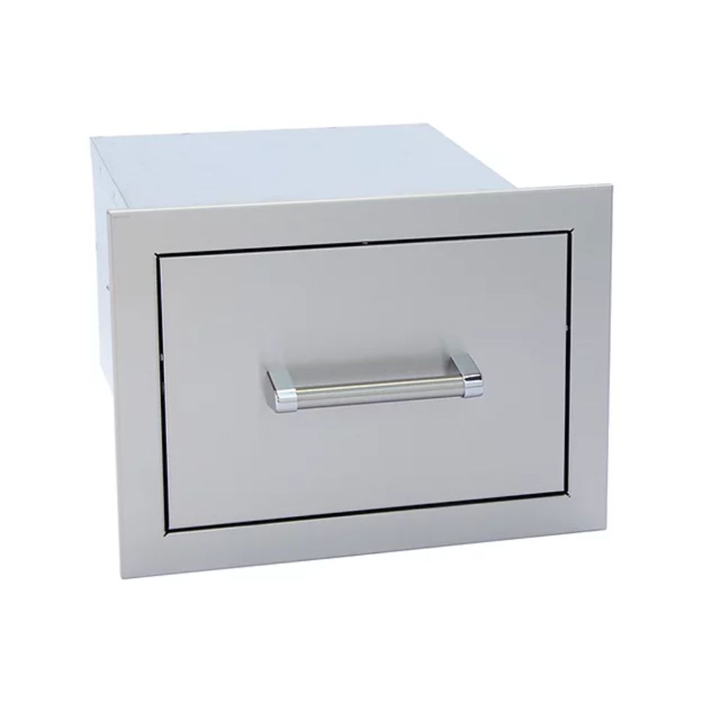 KoKoMo Grills Outdoor Kitchen Stainless Steel Single Drawer - Upper Livin