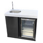 Mont Alpi Black Stainless Steel Beverage Center - Upper Livin