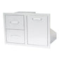 Summerset 33" 2-Drawer and Vented LP Tank Pullout Drawer - Upper Livin
