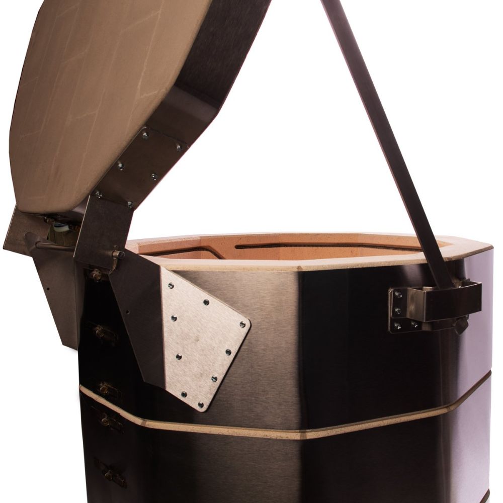 Seattle Pottery Supply 23" Top-Loading Electric Pottery Kiln - Upper Livin