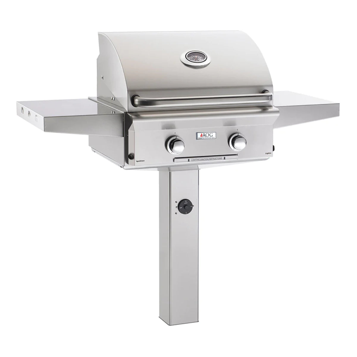 American Outdoor Grill 24NGL-00SP In-Ground Post Mount 24" L Series Gas Grill - Upper Livin