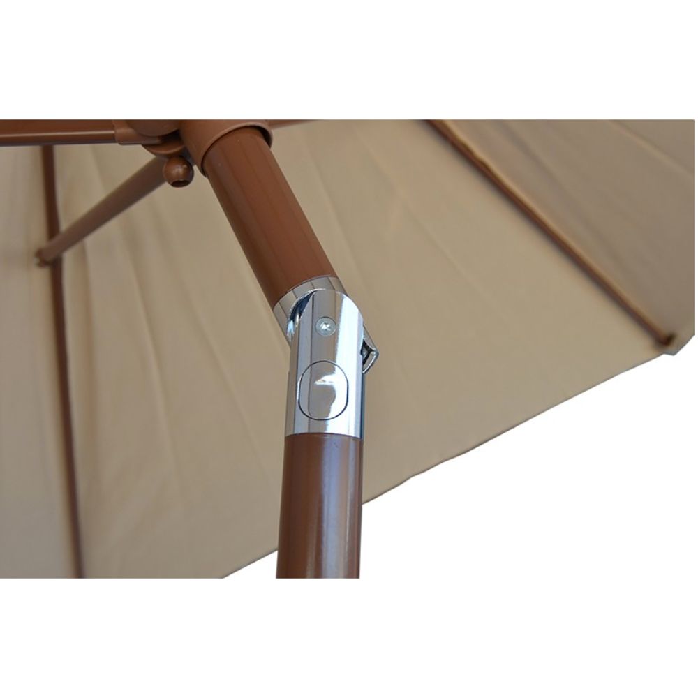 KoKoMo Grills 9' Outdoor Kitchen Umbrella Hand Crank - Upper Livin
