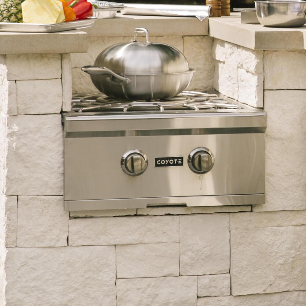 Coyote Built-In Gas Power Burner - Upper Livin