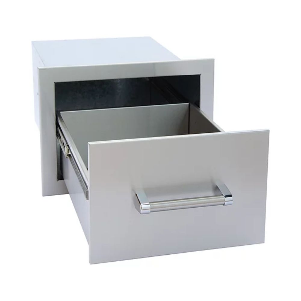 KoKoMo Grills Outdoor Kitchen Stainless Steel Single Drawer - Upper Livin