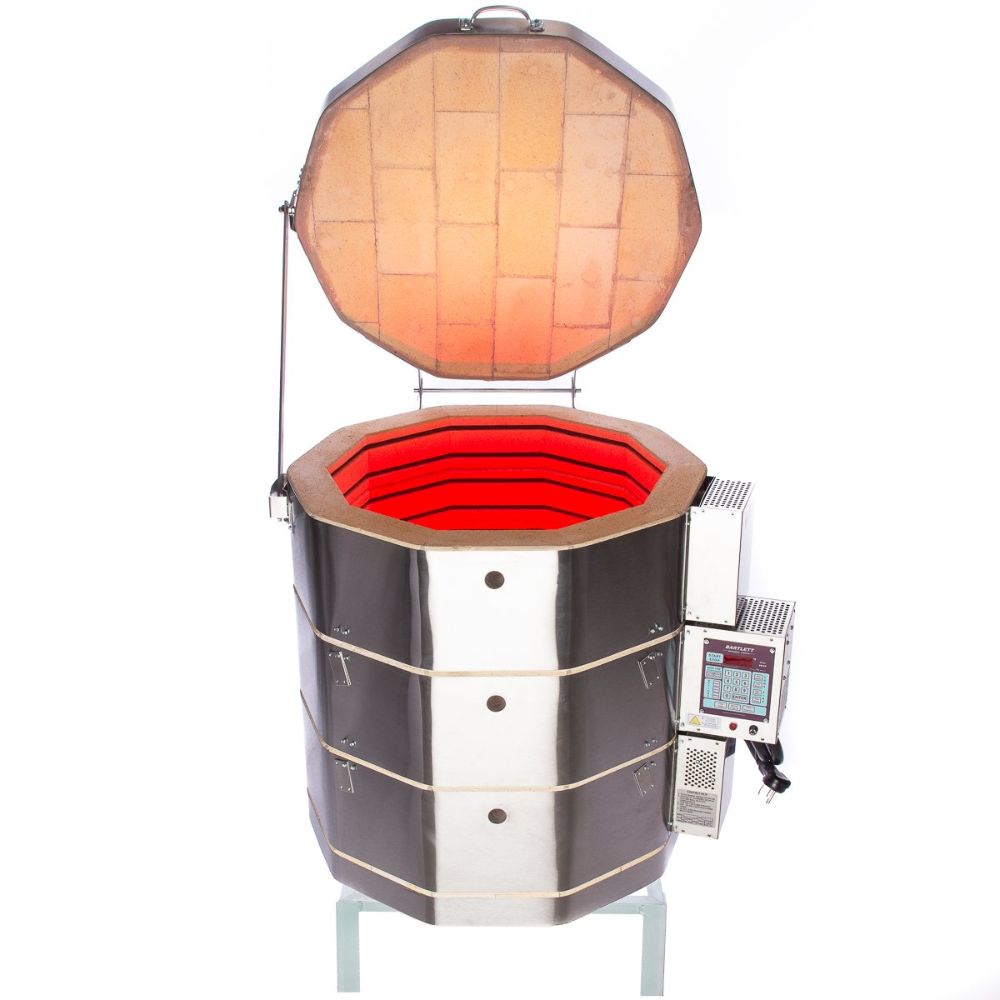 Seattle Pottery Supply 23" Top-Loading Electric Pottery Kiln - Upper Livin