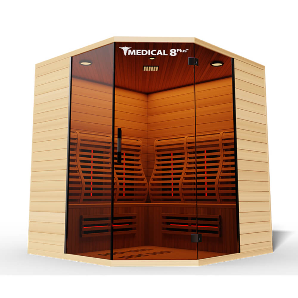 Medical Saunas 8 version 2 - Ultra Full Spectrum Infrared Sauna - 4 Person - Upper Livin