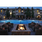 HPC 36x14" SST Torpedo Rectangle Enclosure Fire Pit Insert - Upper Livin