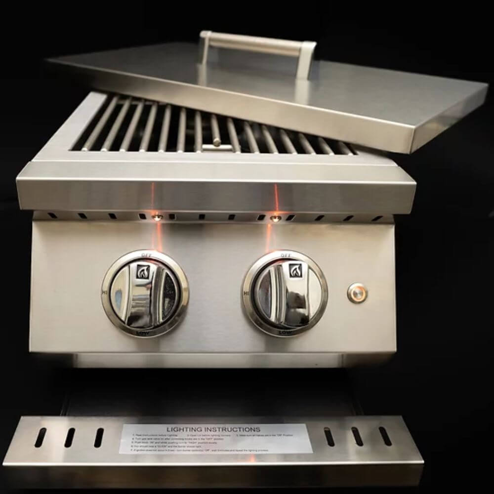 KoKoMo Grills Pro Double Side Burner Removable Cover - Upper Livin