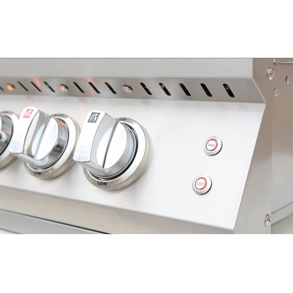 KoKoMo Grills Professional 5 Burner BBQ Grill 40 Inch Cart - Upper Livin