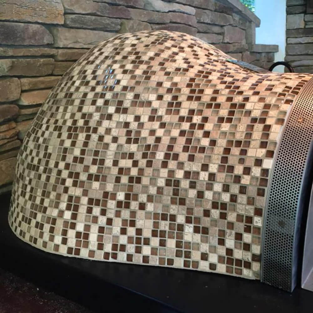 HPC Forno Gas and Wood Burning Pizza Oven - Villa Series - Upper Livin