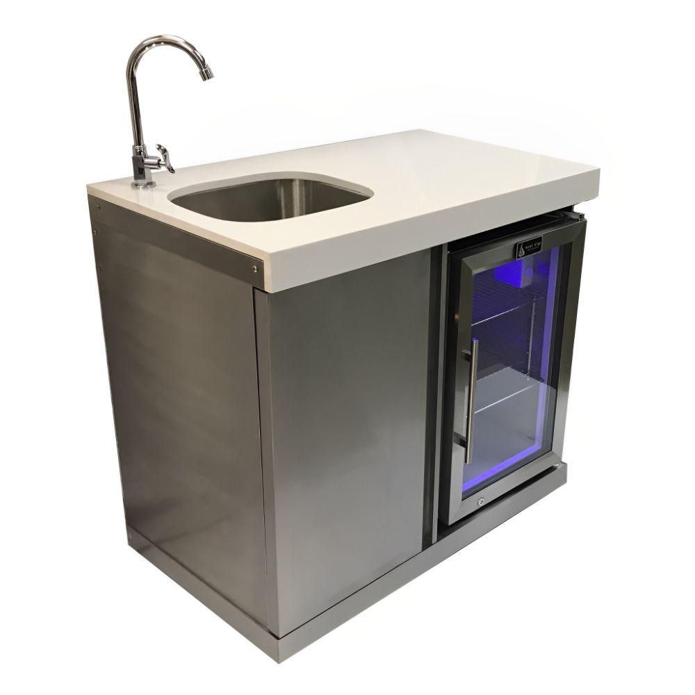 Mont Alpi Stainless Steel Beverage Center - Upper Livin