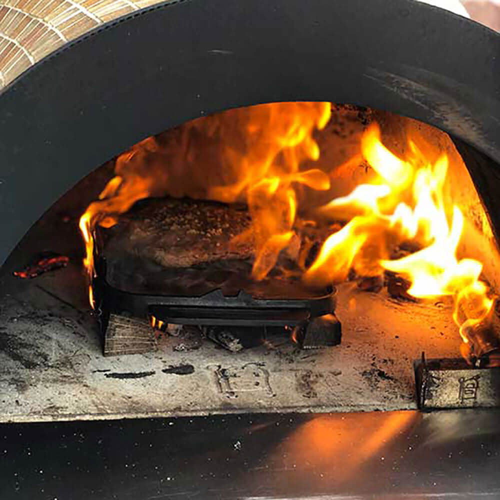 HPC Forno Gas and Wood Burning Pizza Oven - Villa Series - Upper Livin