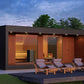 Auroom Sauna Natura Wood Outdoor Modular Cabin Kit - Upper Livin