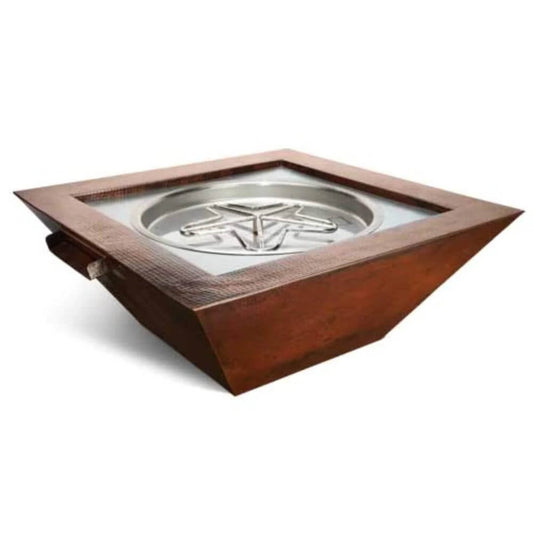 HPC 40" Sedona Oiled Copper Fire and Water Bowl Package - Upper Livin