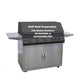 KoKoMo Grills Burner Stainless Steel BBQ Grill Cart - Upper Livin