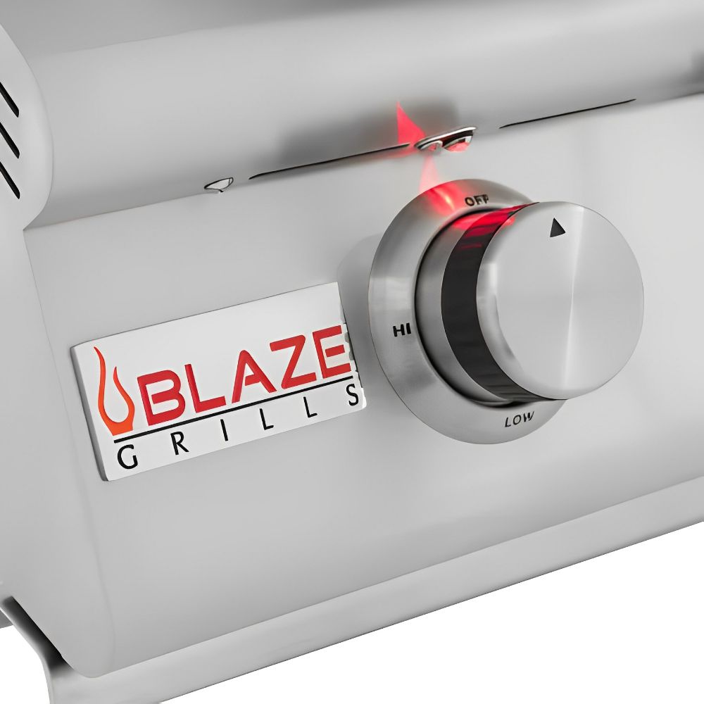 Blaze 40in 5 Burner LTE Gas Grill w/ Rear Burner & Lighting System-Upper Livin