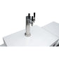 Mont Alpi 3 Tap Kegerator Module with Outdoor Refrigerator - Upper Livin